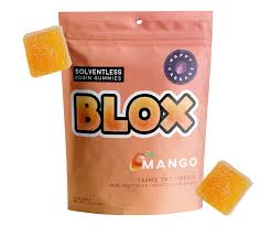 Photograph of product: Blox / Rosin Gummies / Mango 100mg