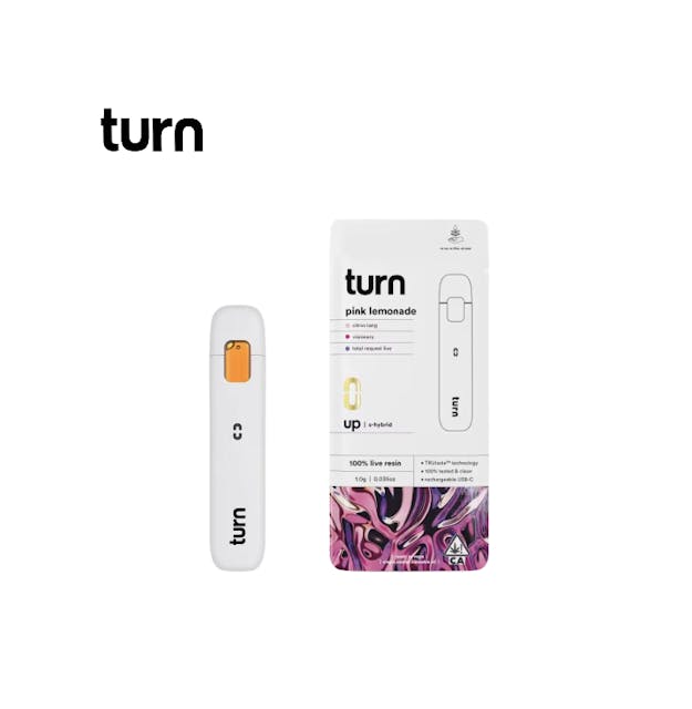 Photograph of product: Turn  Up Live Resin | 1g AIO- Pink Lemonade, - 