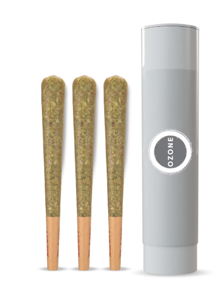 Photograph of product: Ozone - Prerolls 3pk - au chocolatburger (IH)