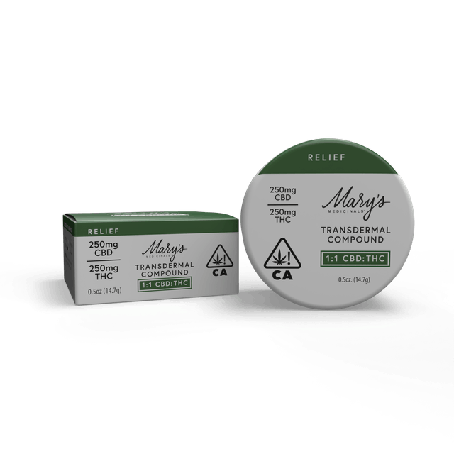Photograph of product: Mary's Medicinals | TD Compound 0.5oz | 1:1 Ratio | Relief