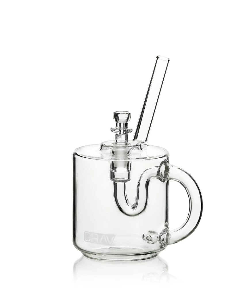 Photograph of product: 5" Coffee Mug Bubbler | Clear