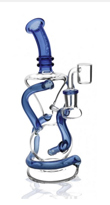 Photograph of product: 9" Pulsar Glass Vortex Recycler Oil Rig