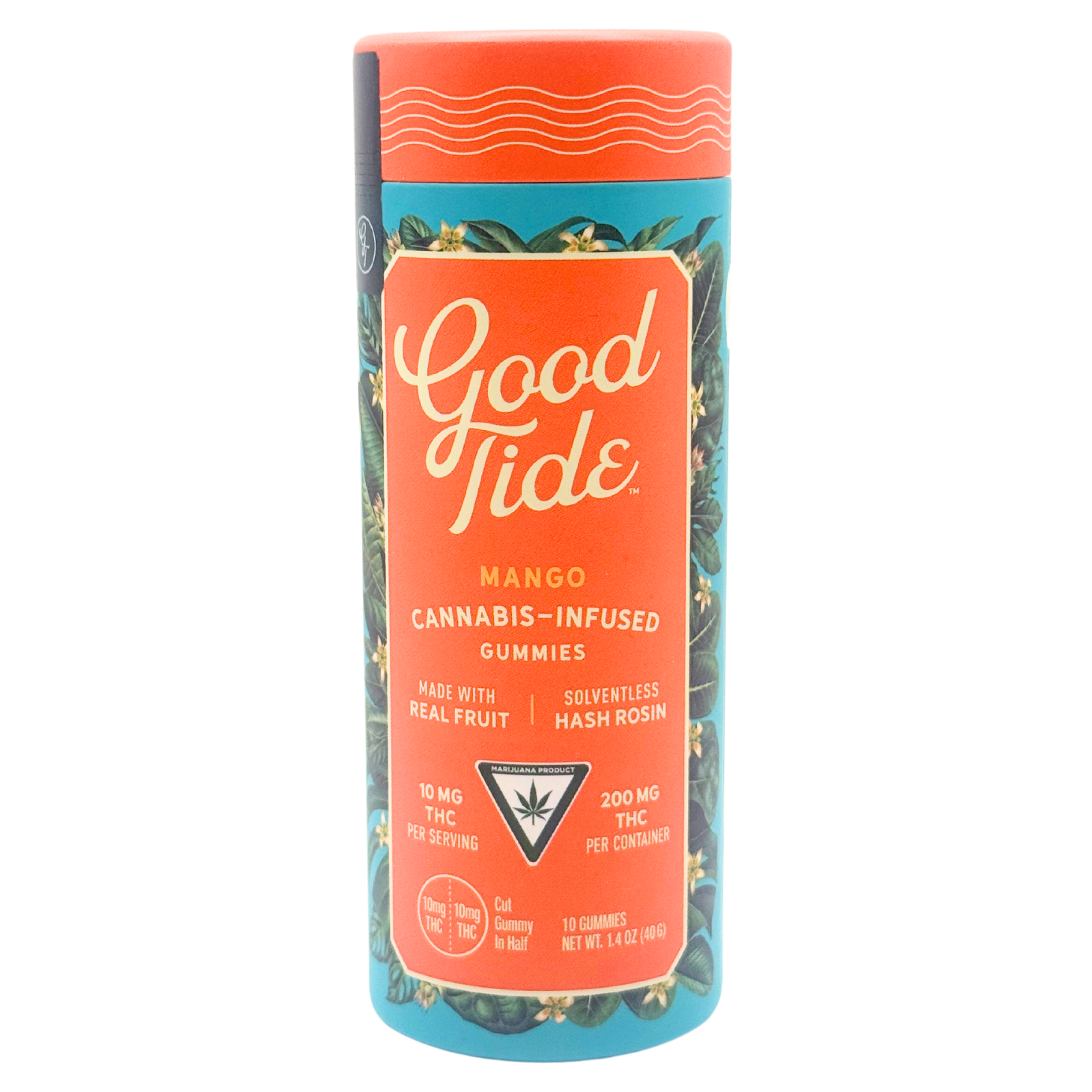 Photograph of product: Good Tide | Single-Strain Rosin Gummies 200mg | Mango