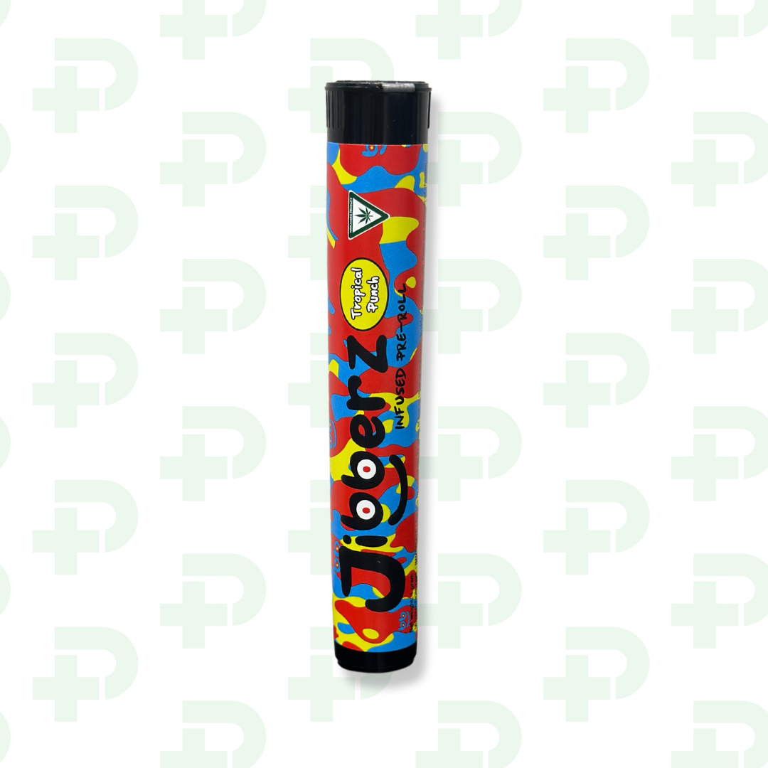 Photograph of product: Jibberz Infused Preroll - Tropical Punch