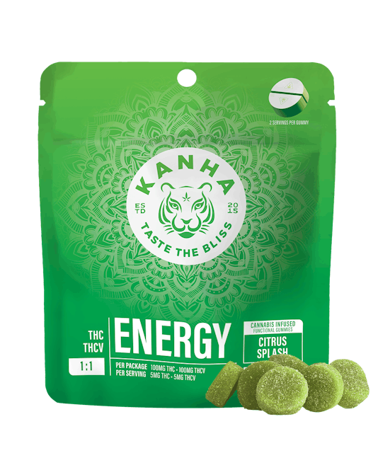 Photograph of product: Energy Citrus Splash - 1:1 THCv:THC
