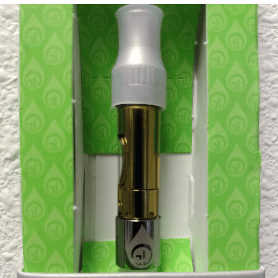 Photograph of product: Green Dot Labs - Trop Breath - 1000mg Silver Label Cartridge