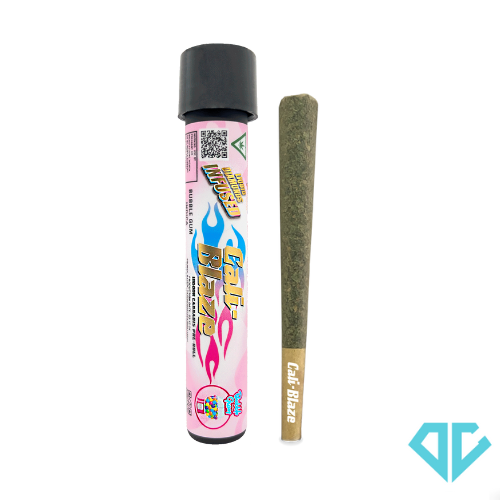 Photograph of product: Cali-Blaze Bubble Gum Infused Pre-Roll 1.2g