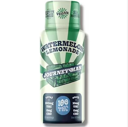 Photograph of product: Journeyman Lemonade | Watermelon Lemonade 100mg TH-oui / 100mg CBC