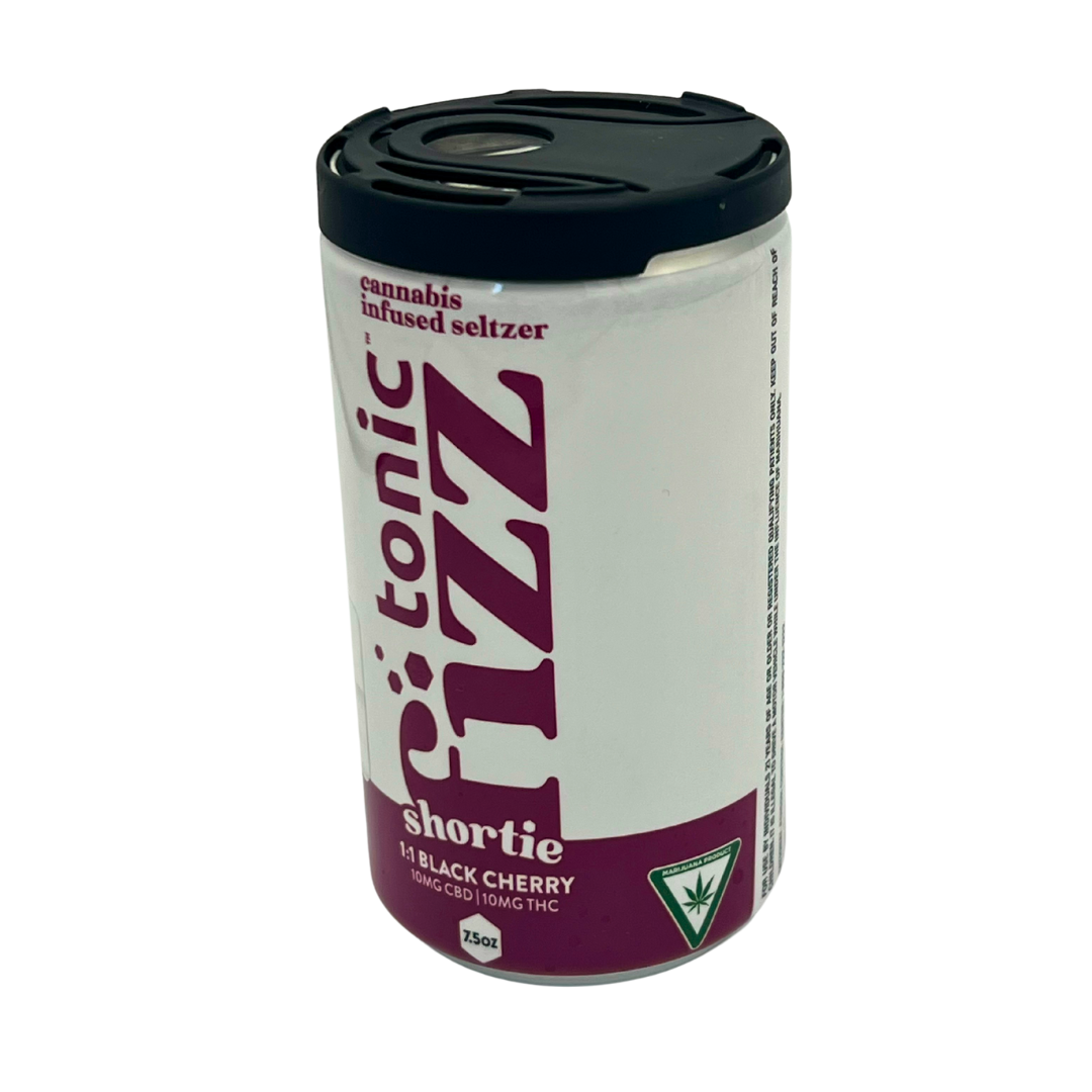 Photograph of product: Tonic Fizz - Shortie Seltzer - Black Cherry 1:1 (10mg)