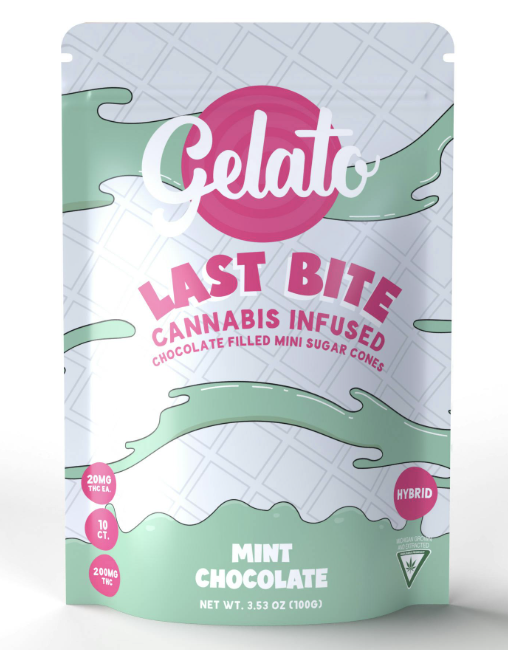 Photograph of product: Mint Chocolate | 200mg Mini Sugar Cones