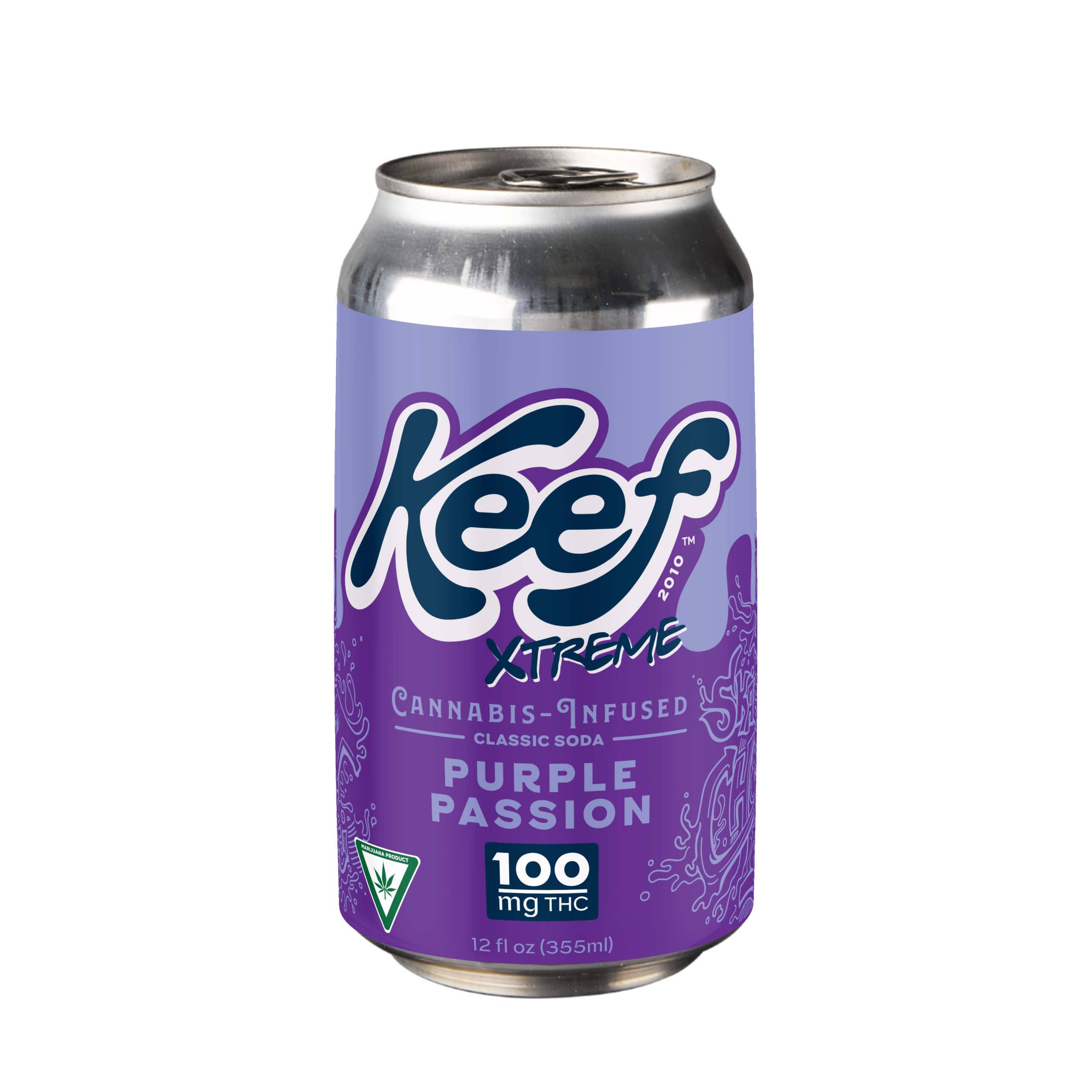 Photograph of Product: Purple Passion 100mg Keef Soda