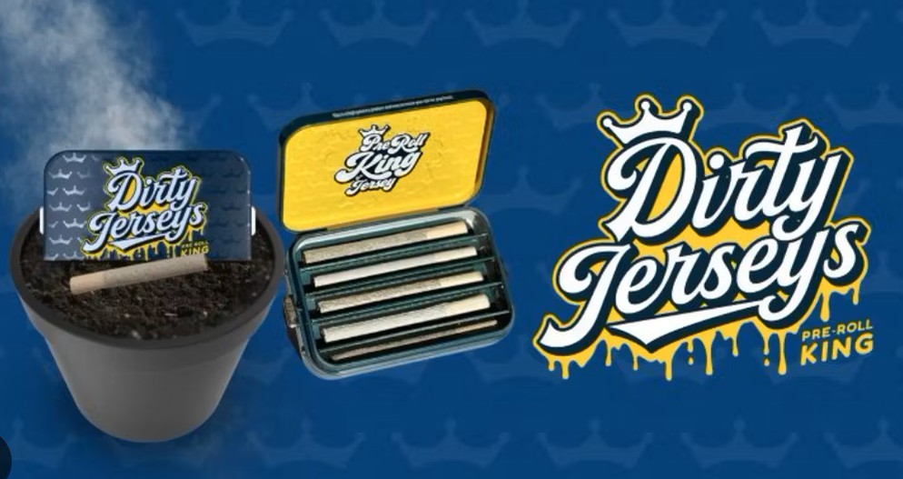 Photograph of product: PreRoll King of Jersey - Trop Cherry w/ Cookies N Chem Beach Sand 5pk Infused Joints - 2.5g