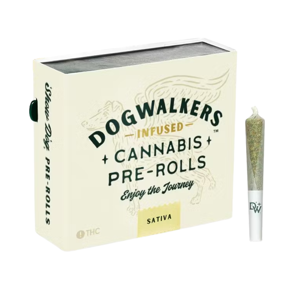 Photograph of product: Dogwalkers | L'Orange | Infused Pre-Roll Multipack | 5pk | 2.25g