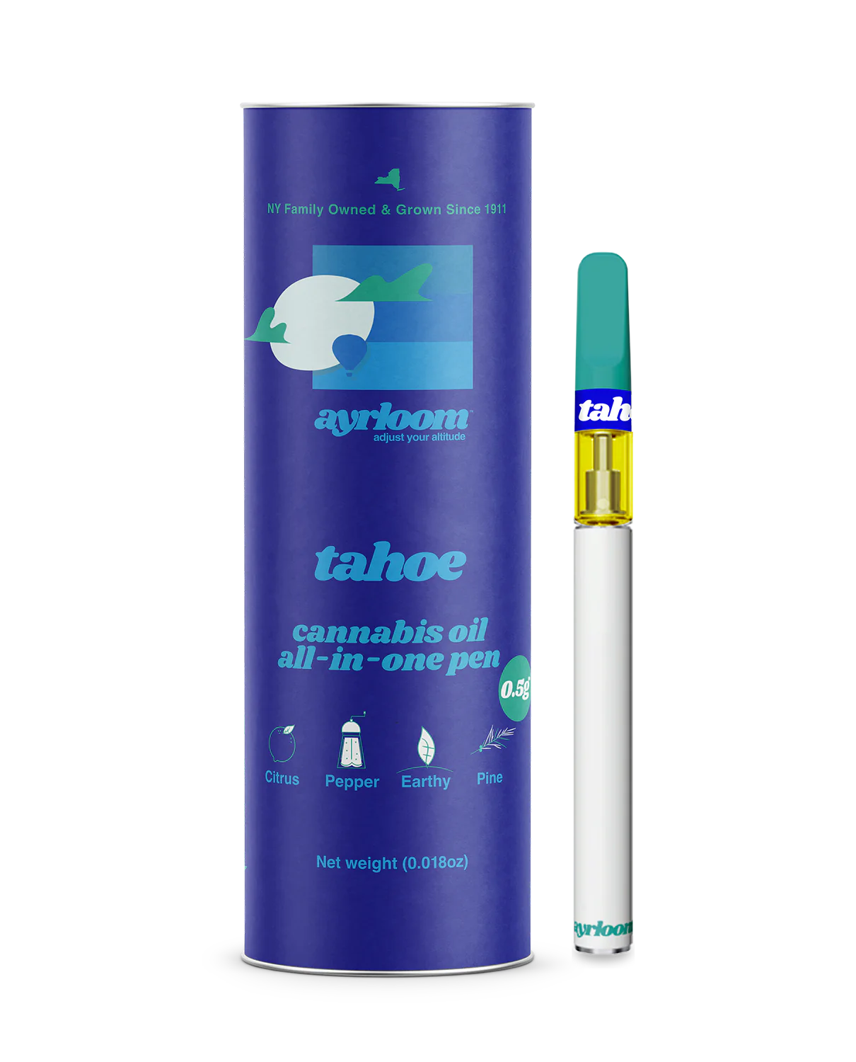 Photograph of Product: Ayrloom AU- Vape 0.5g AIO - Tahoe