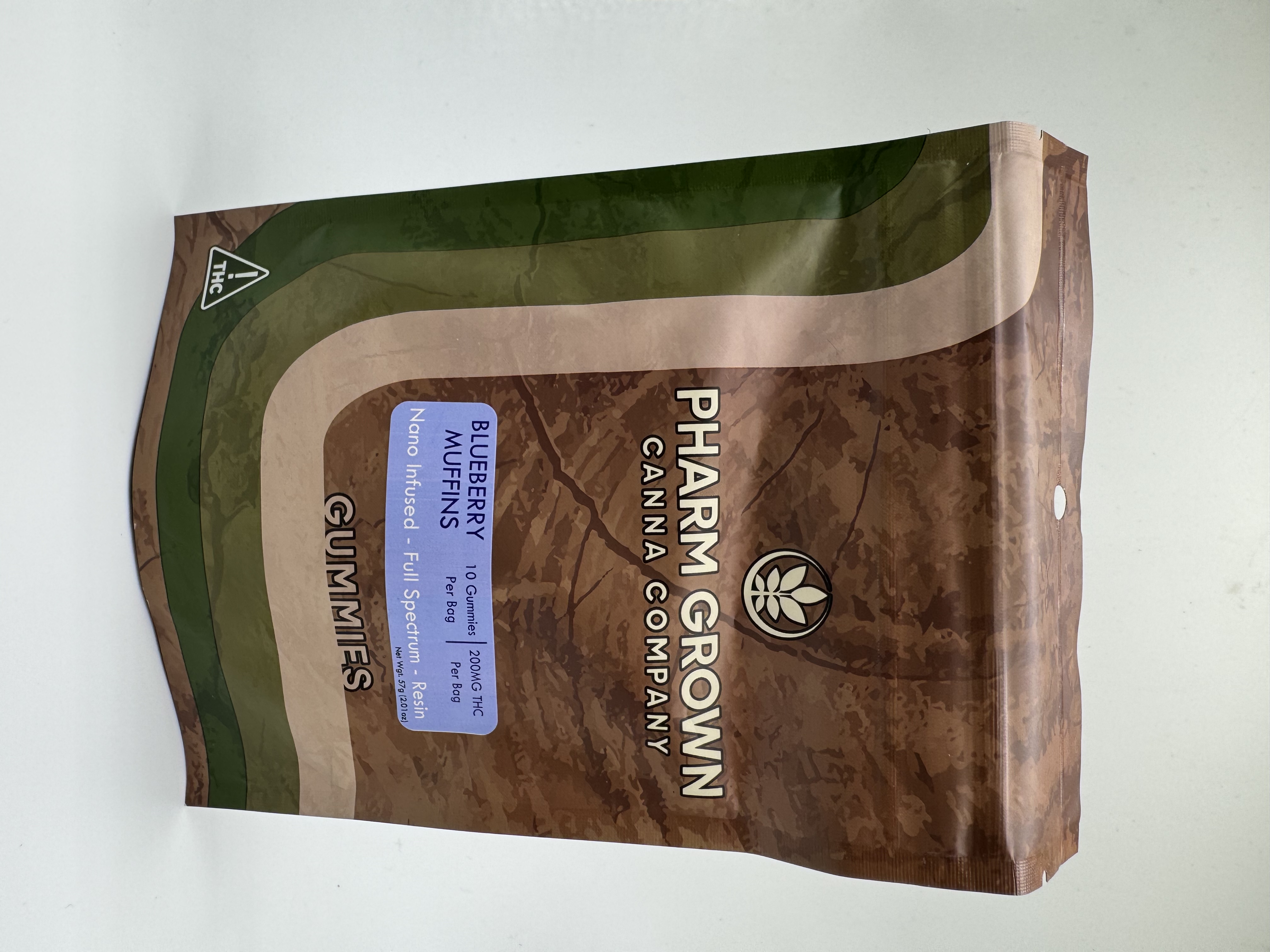 Photograph of product: Nano Infused Blueberry Muffins | 200mg | Gummies