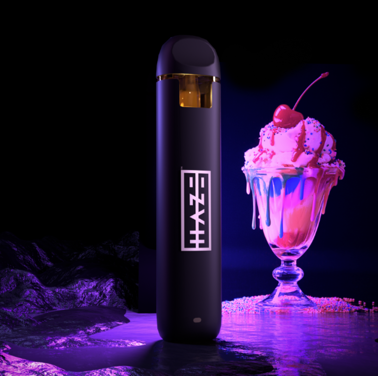 Photograph of product: Haze Rainbow Sherbert #11 (I) Live Rosin Disposable Vape 0.5g