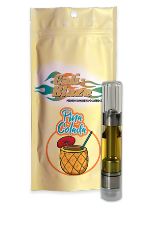 Photograph of product: Cali Blaze - 1g - 510 Cart - Pina Colada