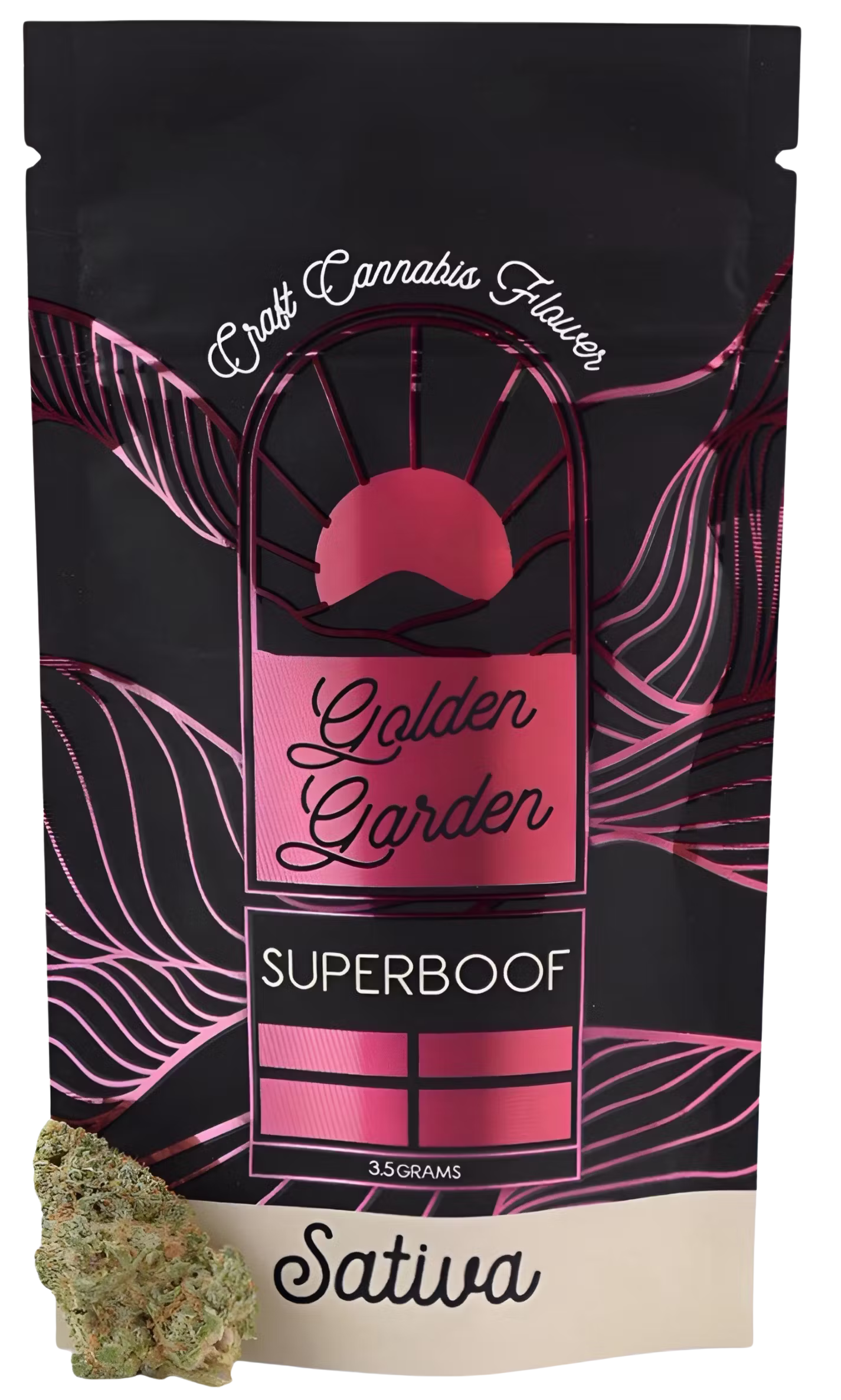 Photograph of product: Golden Garden - Superboof - Flower - 3.5g