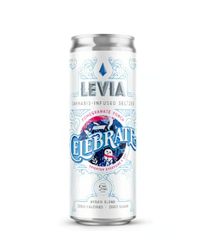 Photograph of product: Levia | Pomegranate Punch (H) Seltzer | 5mg