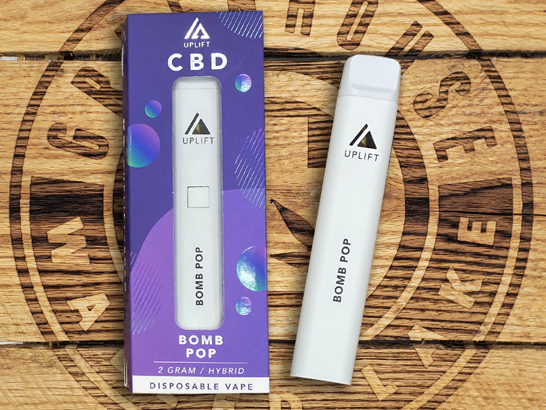 Photograph of product: Uplift CBD | Bomb Pop Hybrid | 2g AIO Cart