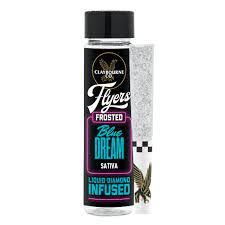 Photograph of product: D. Claybourne Flyers 2 x .5g Frosted Diamond Infused Pre Rolls - Blue Dream - 