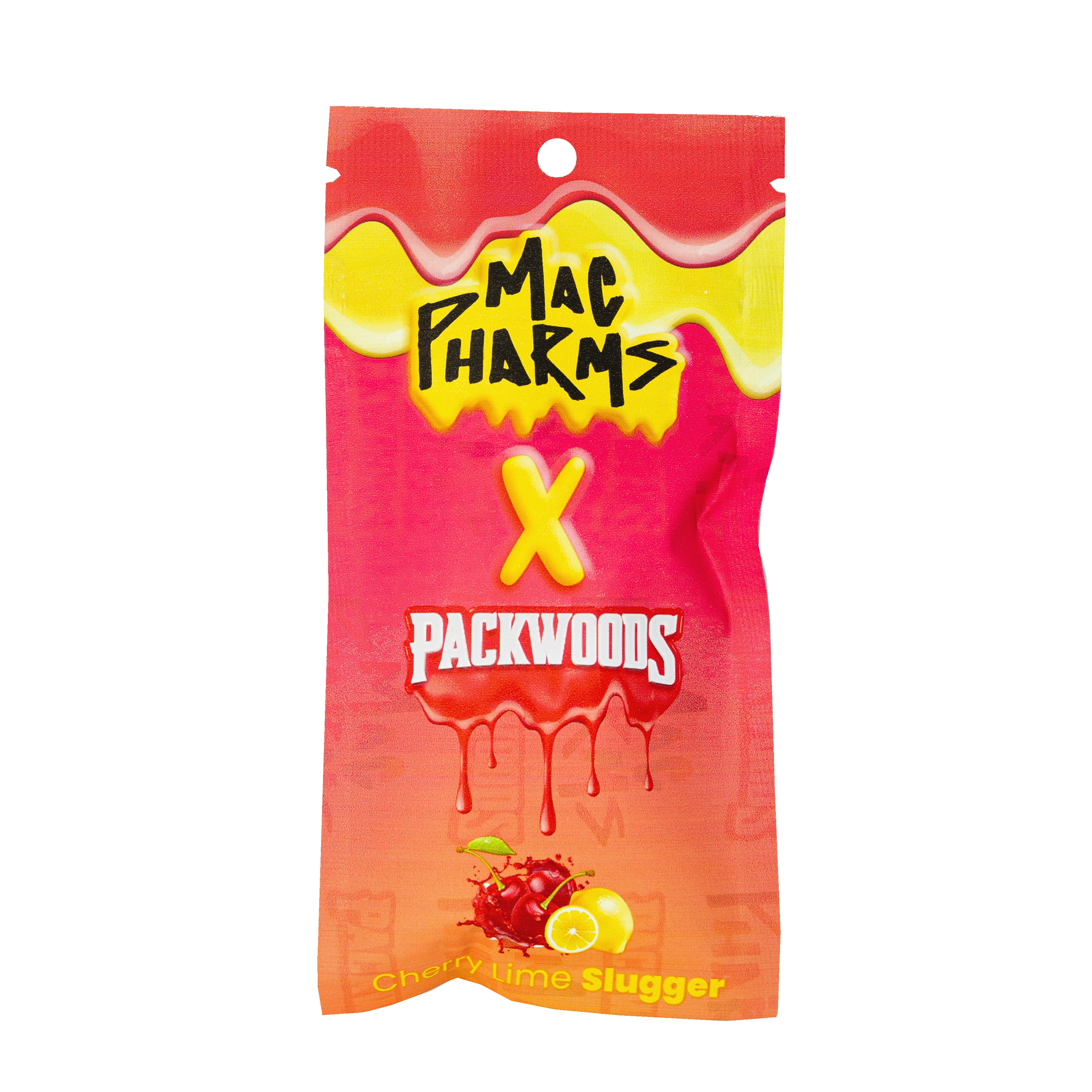 Photograph of product: Mac Pharms X Packwoods - Cherry Lime Slugger .5 Live au chocolat Rosin Disposable