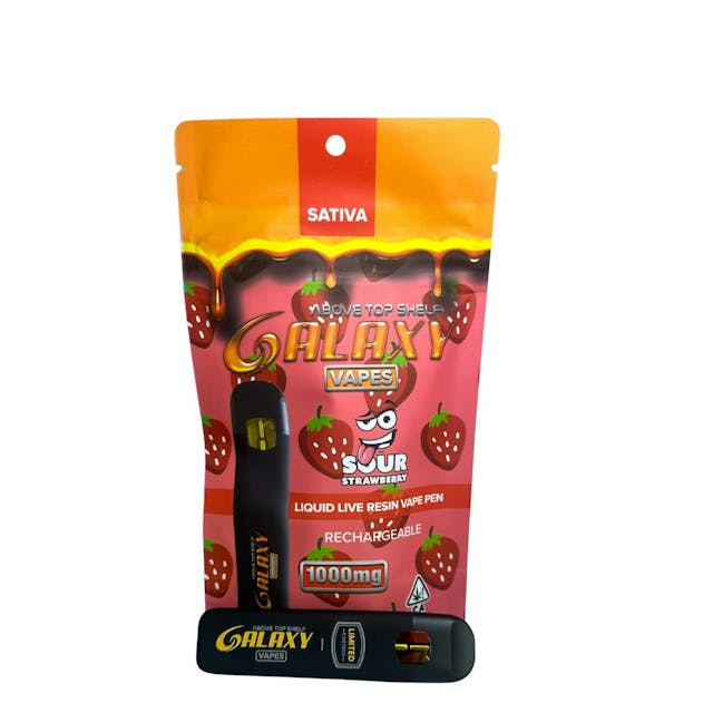 Photograph of product: Sour Strawberry  | 1g Liquid Live Resin All-In-One