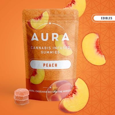 Photograph of product: Peach + CBC Gummies 220mg | 24pk - 