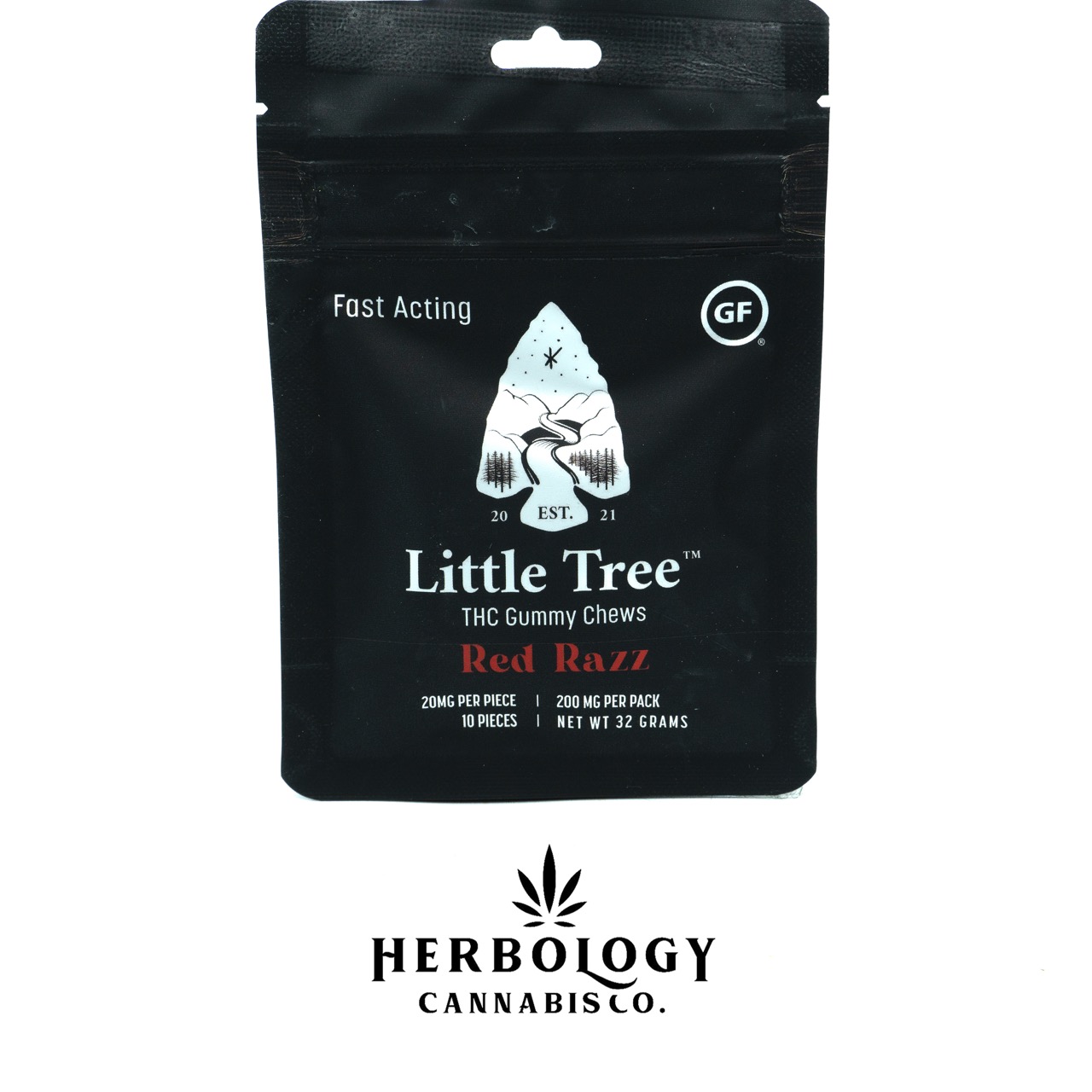 Photograph of product: Little Tree | Gummy | Red Razz | 200mg