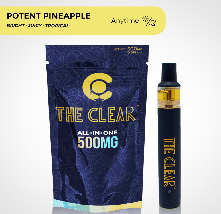 Photograph of product: [REC] The Clear AIO | Potent Pineapple | 0.5g