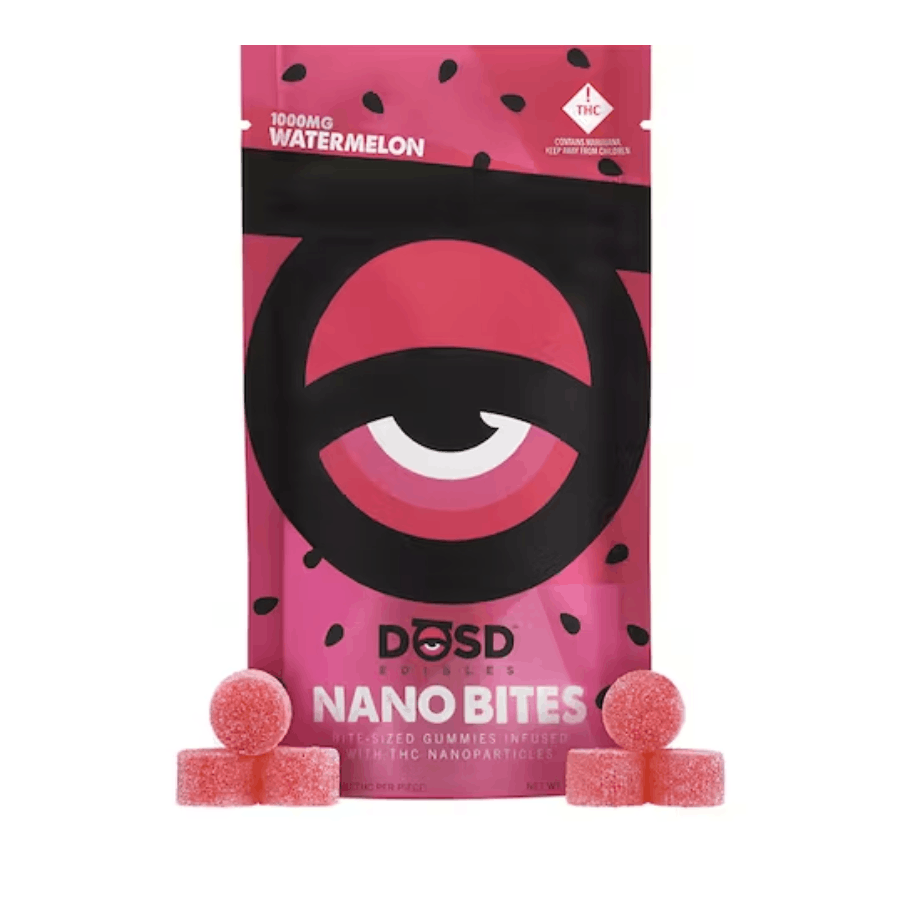 Photograph of product: DOSD Nano Bites - Watermelon 1000mg