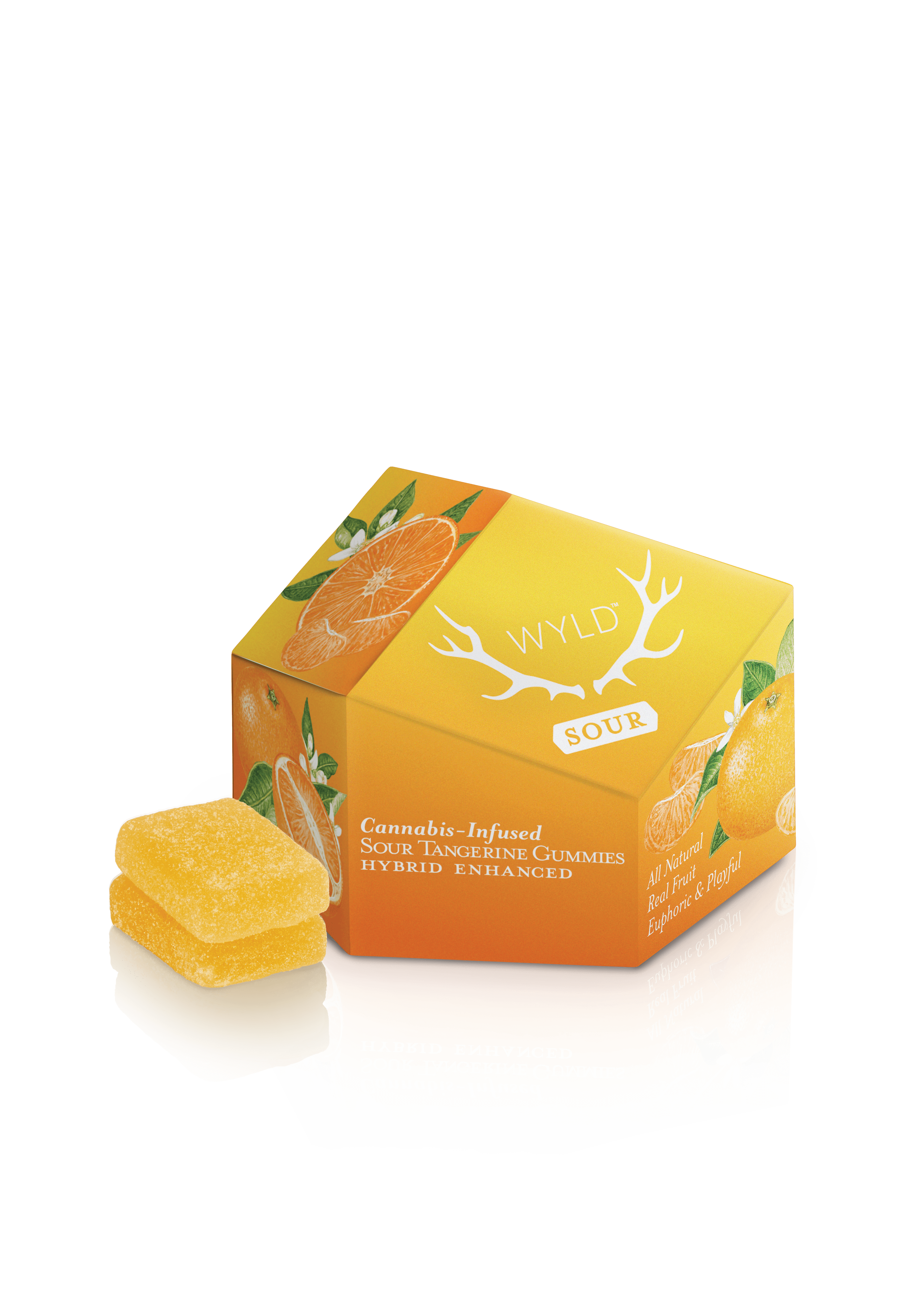 Photograph of product: WYLD - Tangerine 100mg THC (Hybrid)