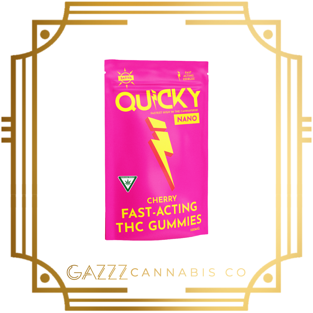 Photograph of product: Edible - Quicky | Gummies 100mg | 10-Pck - Cherry