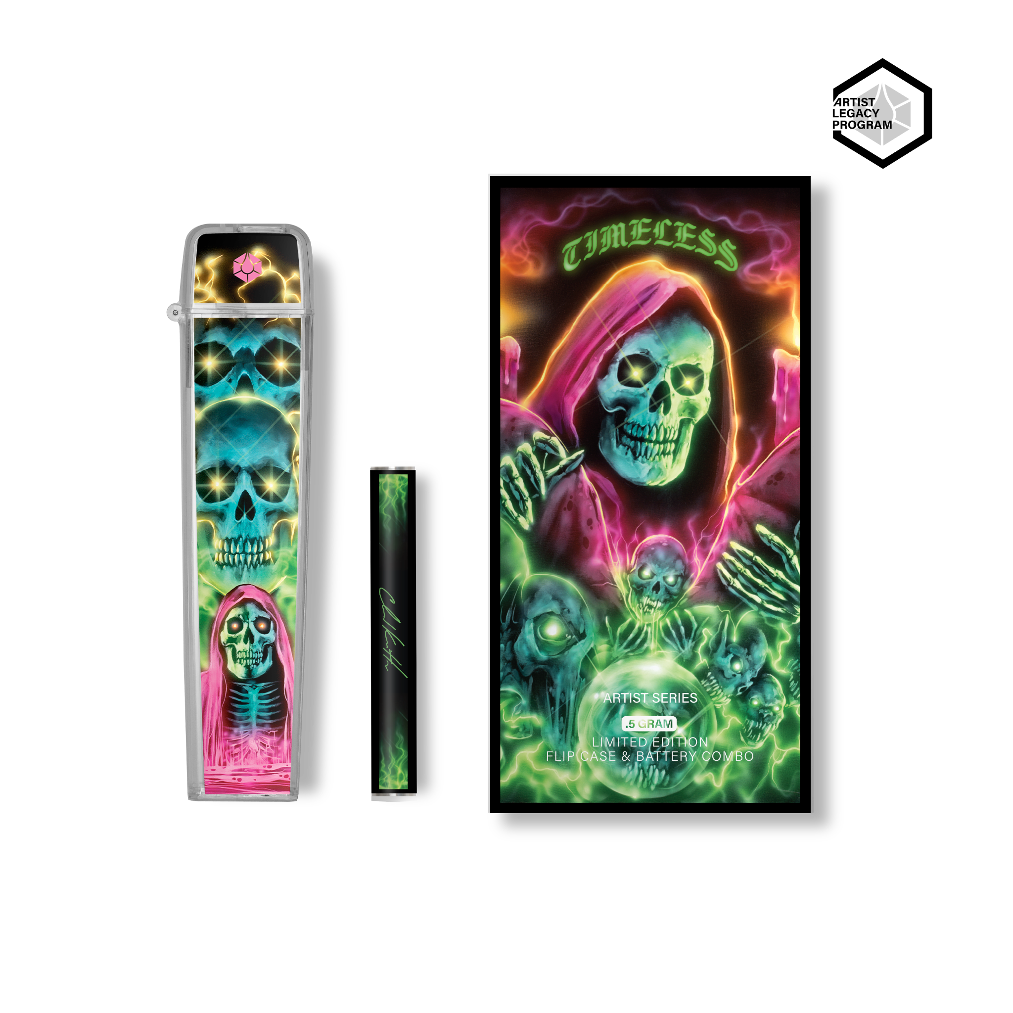 Photograph of product: Timeless | Chad Keith Battery + Flip Case Combo | .5g