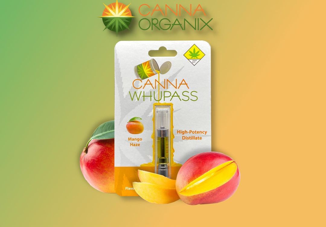 Photograph of product: Mango Haze Canna Whupass Flavored Cartridge | 1g
