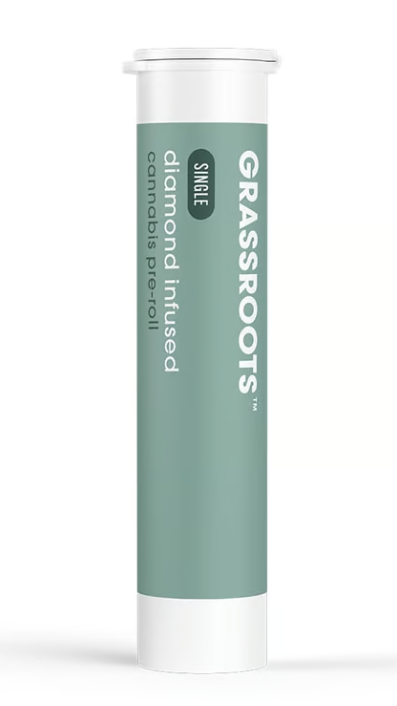 Photograph of product: GRASSROOTS TARTS DIAMOND INFUSED PRE-ROLL 1G