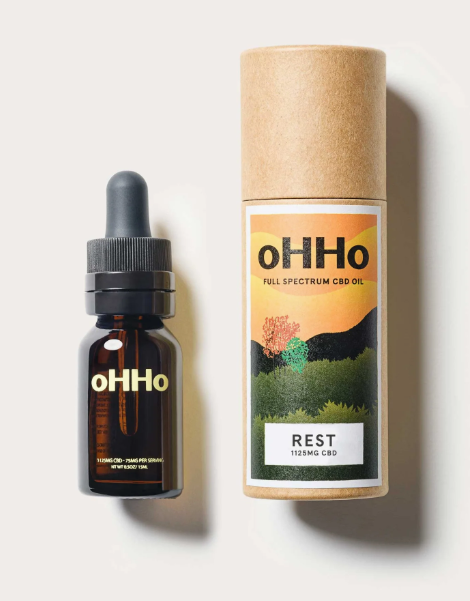 Photograph of product: oHHo - Rest - Full Spectrum CBD Oil
