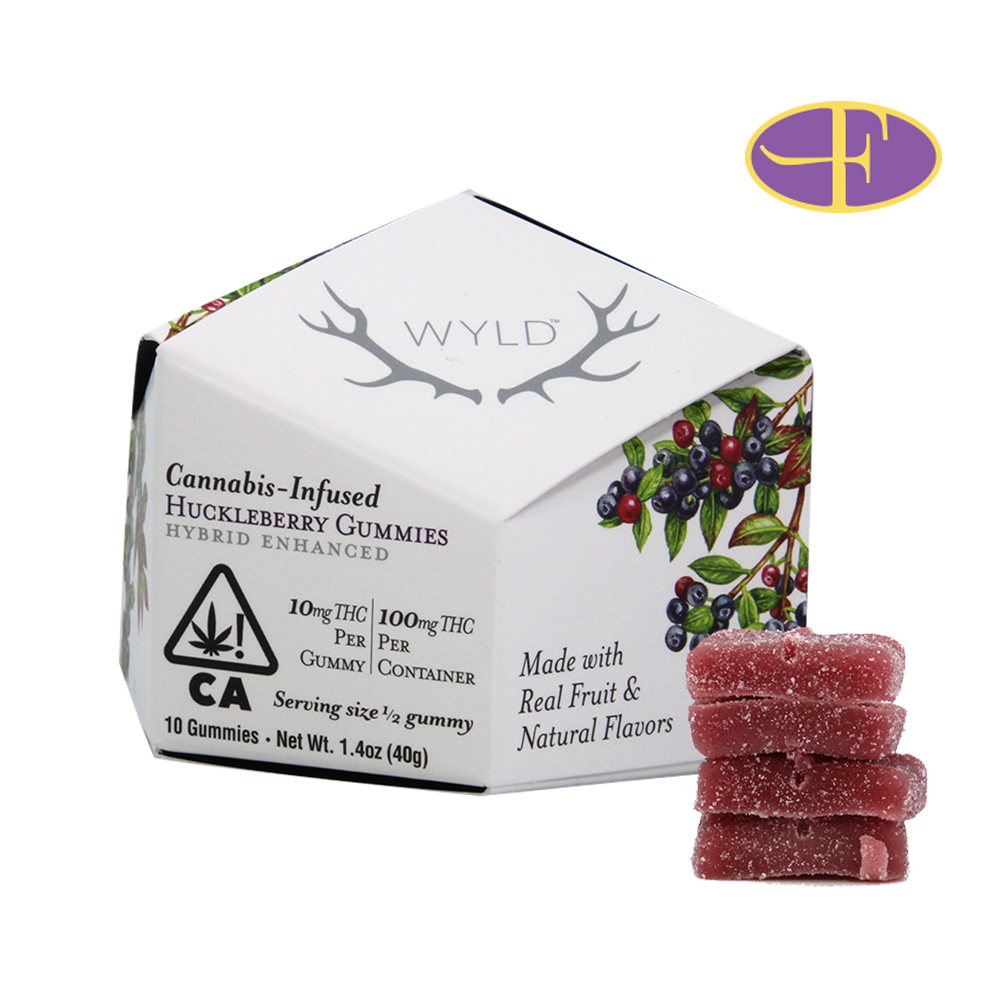 Photograph of product: Wyld - Huckleberry Gummies (Hybrid)