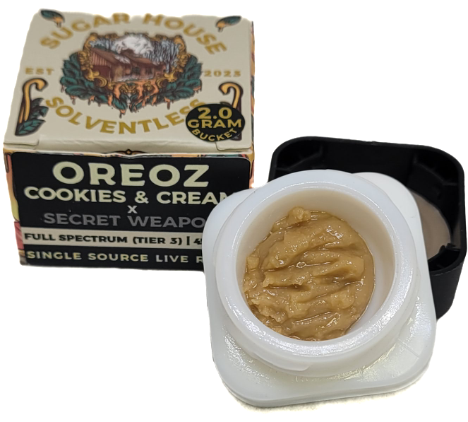 Photograph of product: Oreoz Live Rosin Bucket | Sugar House Solventless