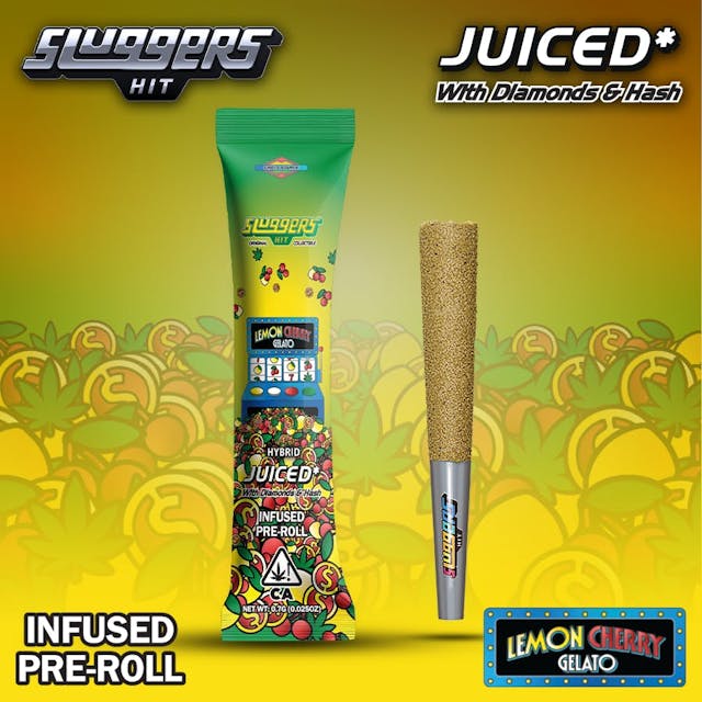 Photograph of product: Lemon Cherry Gelato 0.7g Preroll - 