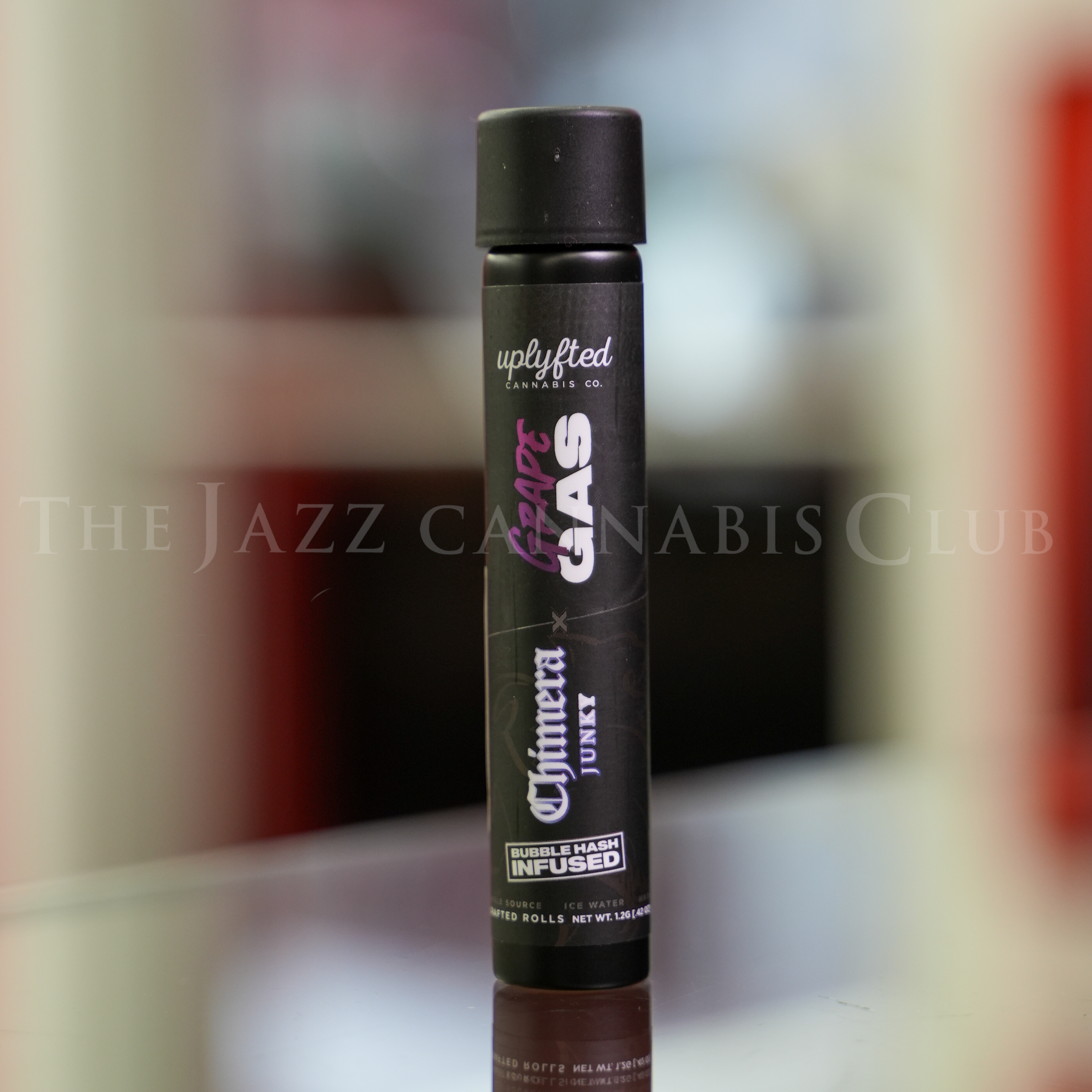 Photograph of product: Uplyfted - Chimera Junky X Grape Gas Infused Pre-Roll