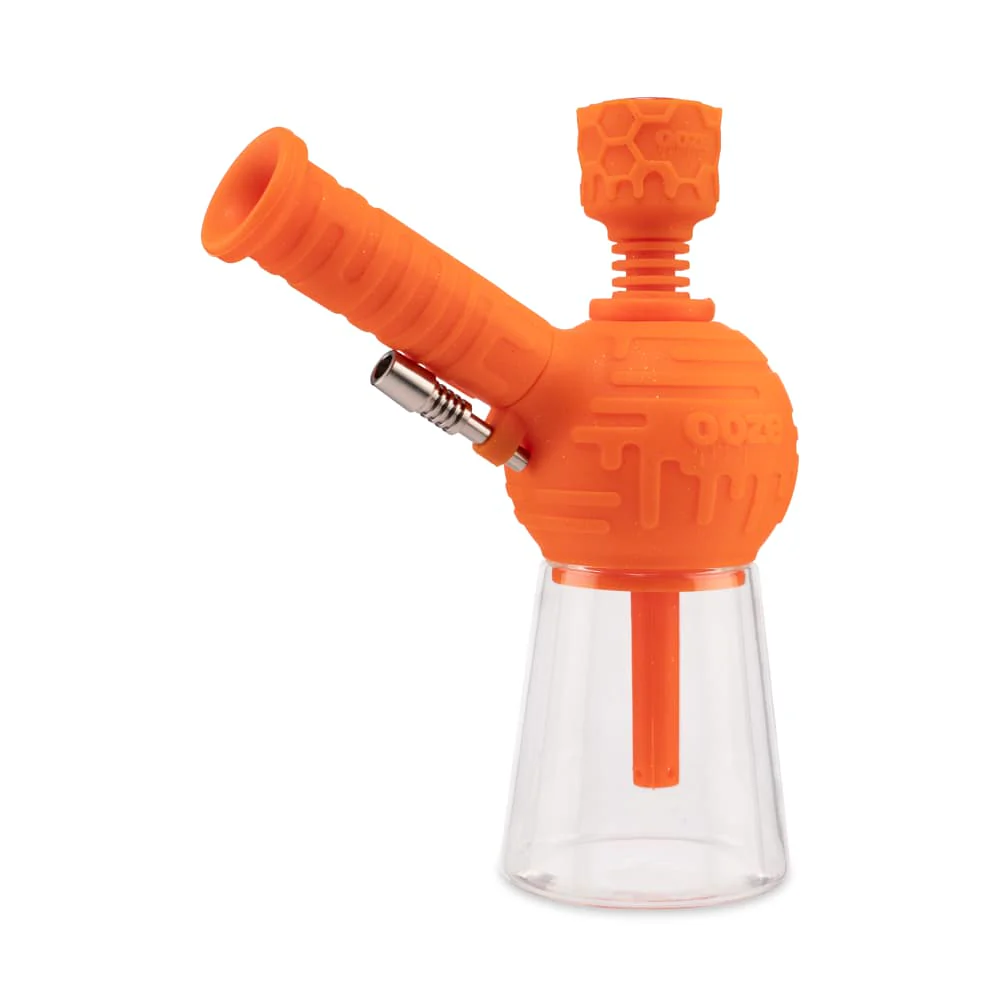 Photograph of product: Blaster 4-in-1 Silicone Glass Water Pipe & Nectar Collector (Orange Burst)