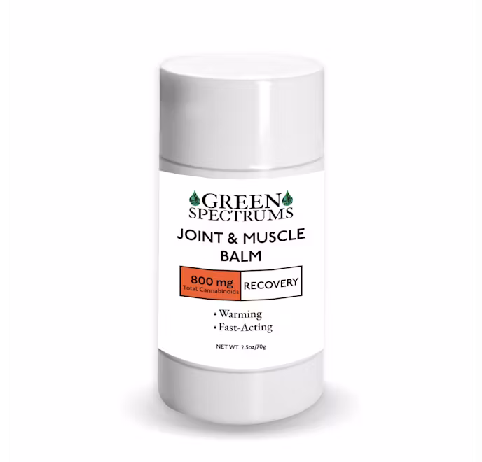 Photograph of Product: Green Spectrums - Joint & Muscle CBD Balm - 2.5oz 800mg TAC