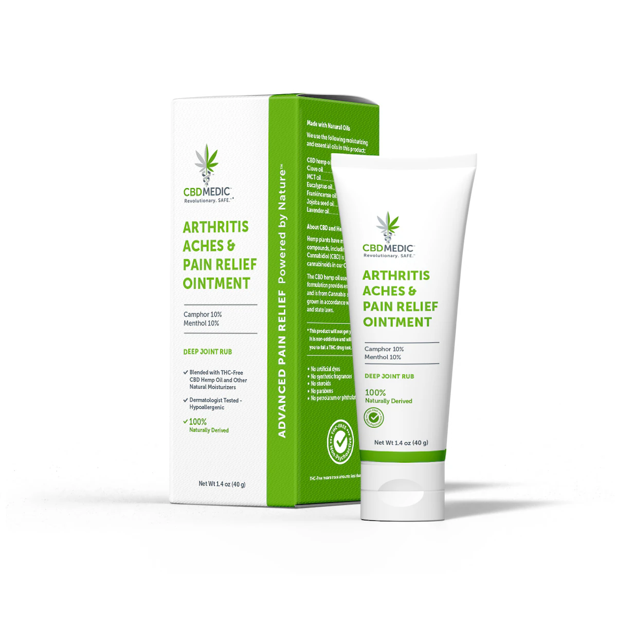 Photograph of product: CBD Medic | CBD | Arthritic Aches & Pain Relief Ointment | 39.2 g