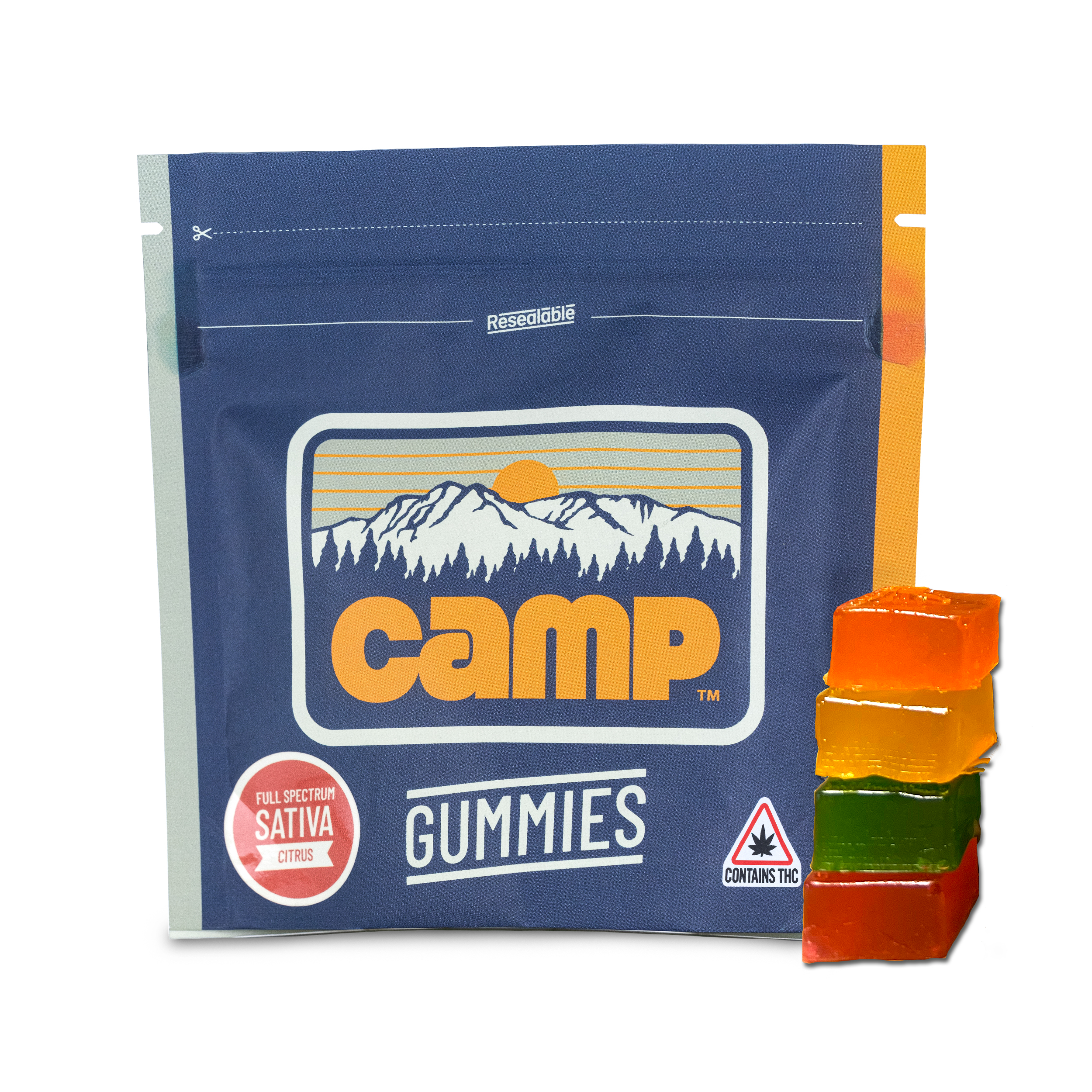 Photograph of product: Gummies - Citrus - 100mg/10pk