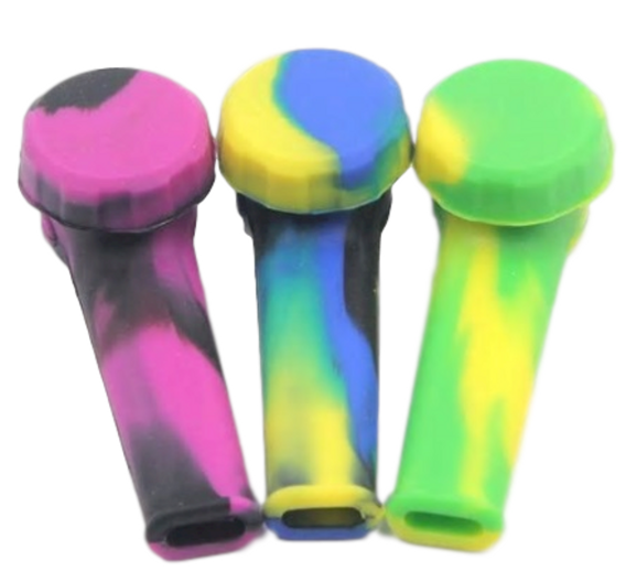 Photograph of product: Little Compact Silicone Hand Pipes