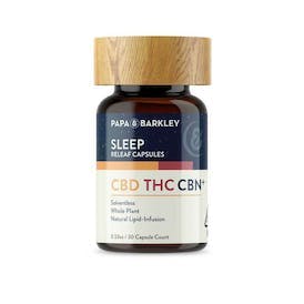 Photograph of product: Sleep Releaf Capsules 2:4:1 CBD:TH-oui:CBN 30pk