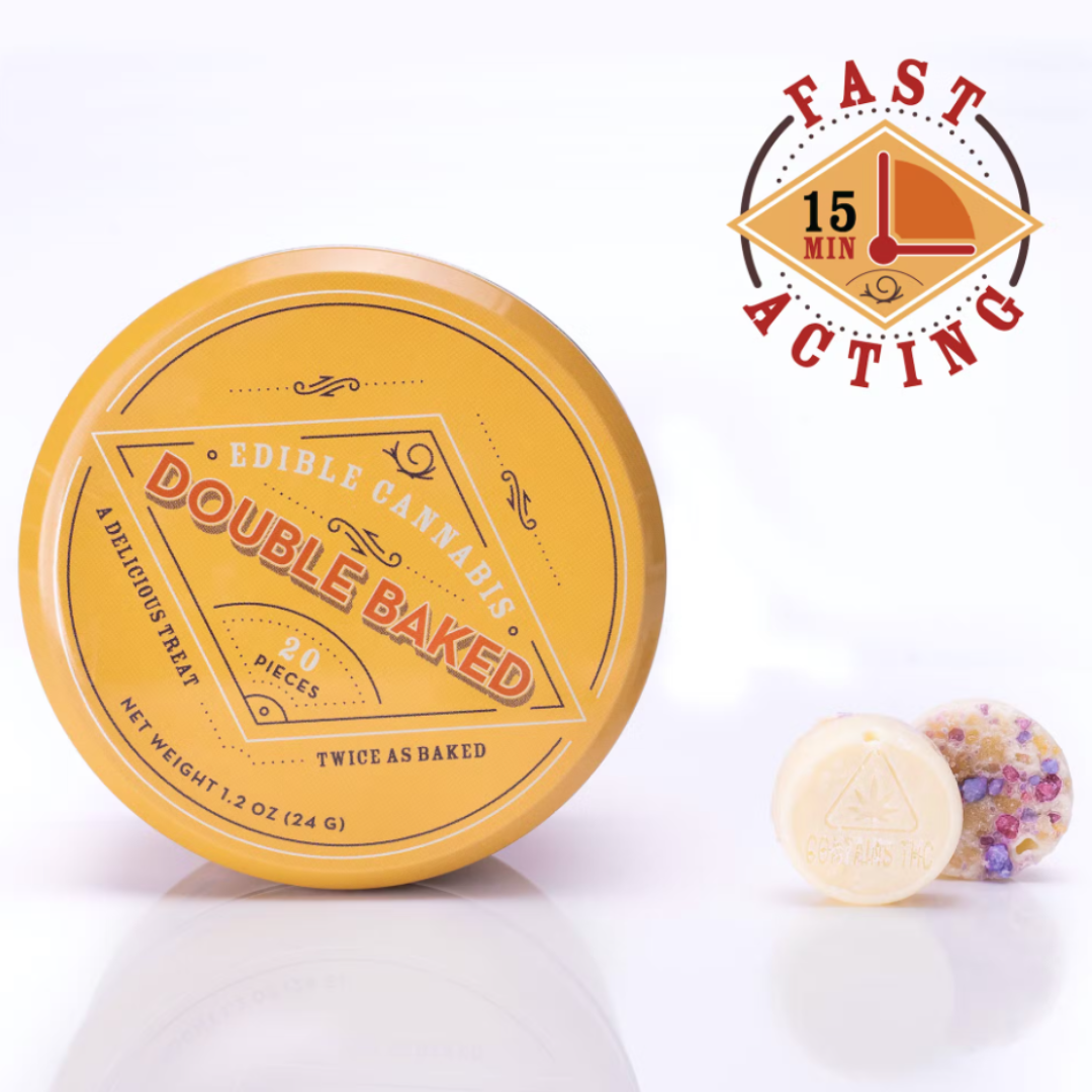 Photograph of product: Cake Batter Cheesecake - Oui'd RSO Chocolates 5mg/100mg (20pk)