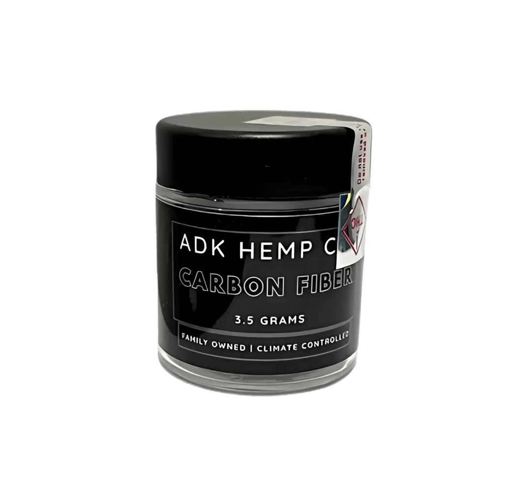Photograph of product: ADK Hemp Co | Carbon Fiber | Indoor Flower 3.5g