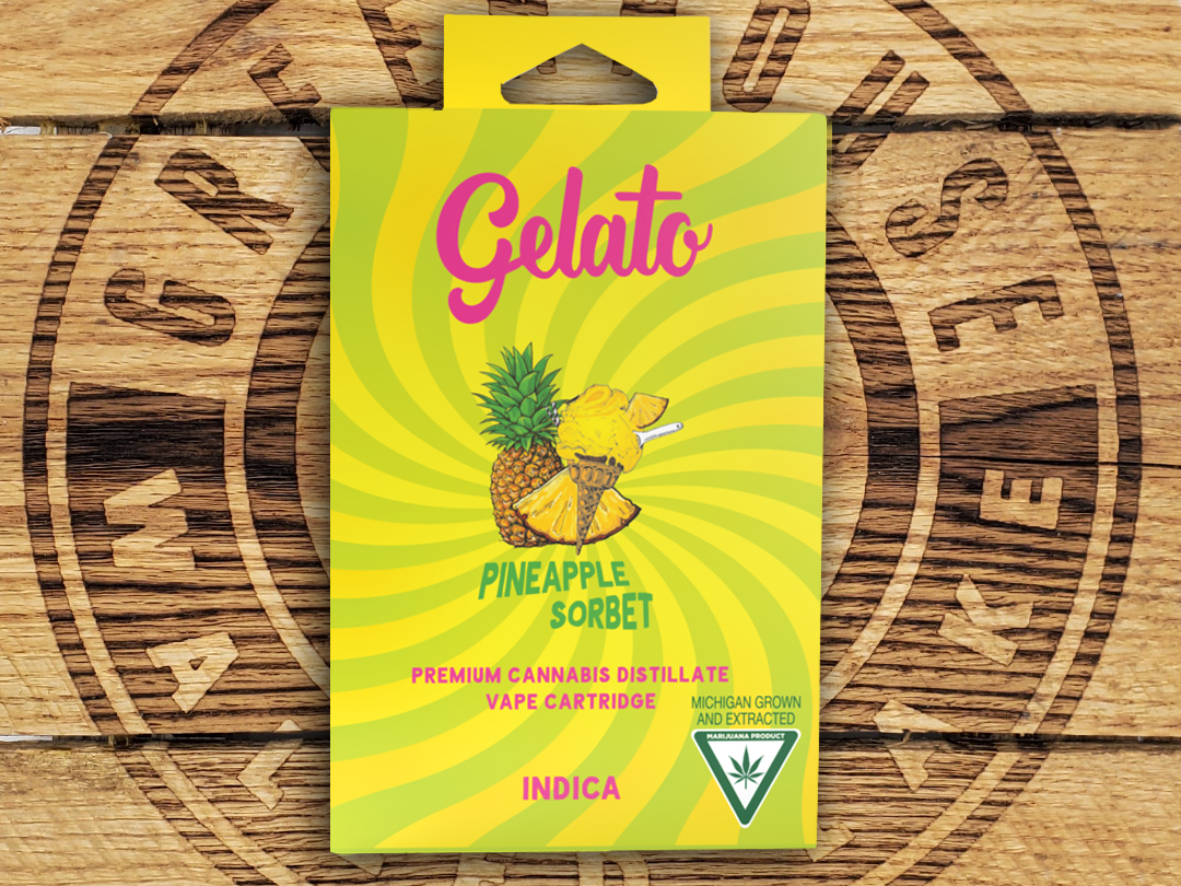 Photograph of product: Gelato | Pineapple Sorbet | 1g Cart